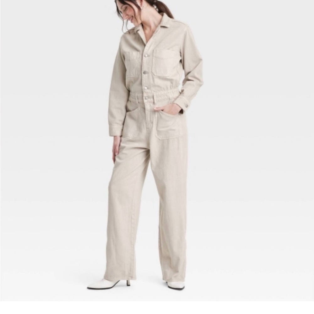 Universal Thread Beige Jumpsuit
